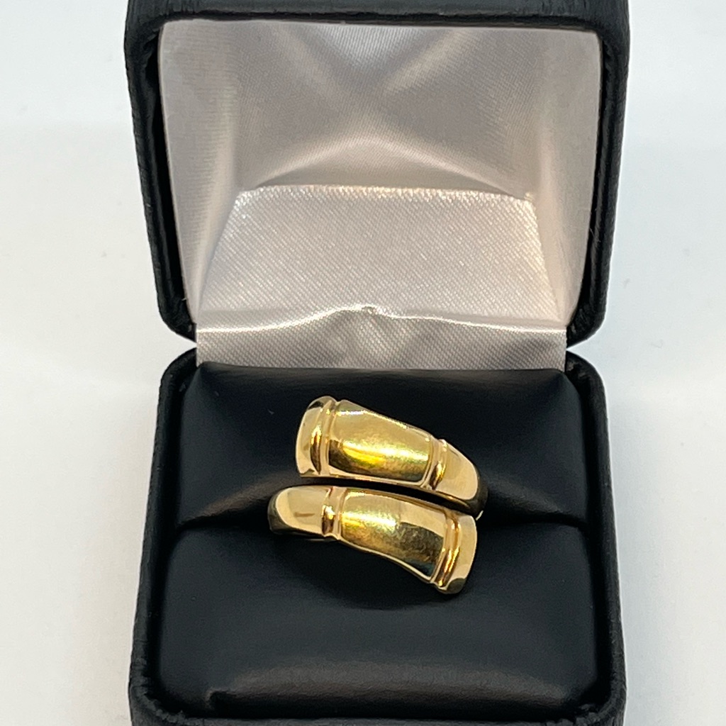 Towle Sterling Gold Vermeil Bybass Ring
